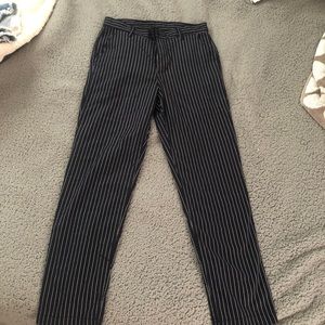 Pinstripe pants